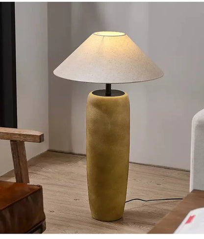 Japanese ceramic wabi sabi floor lamp