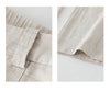Natural beige wide leg trousers for warm days