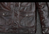 Men’s Genuine Leather Aviator Jacket Wax Finish Flight Style