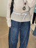 Double Layer Studded Belt for Women with Rivets