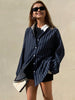 Women's Long Sleeve Blouse Office Summer Shirt