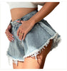 denim mini skirts women