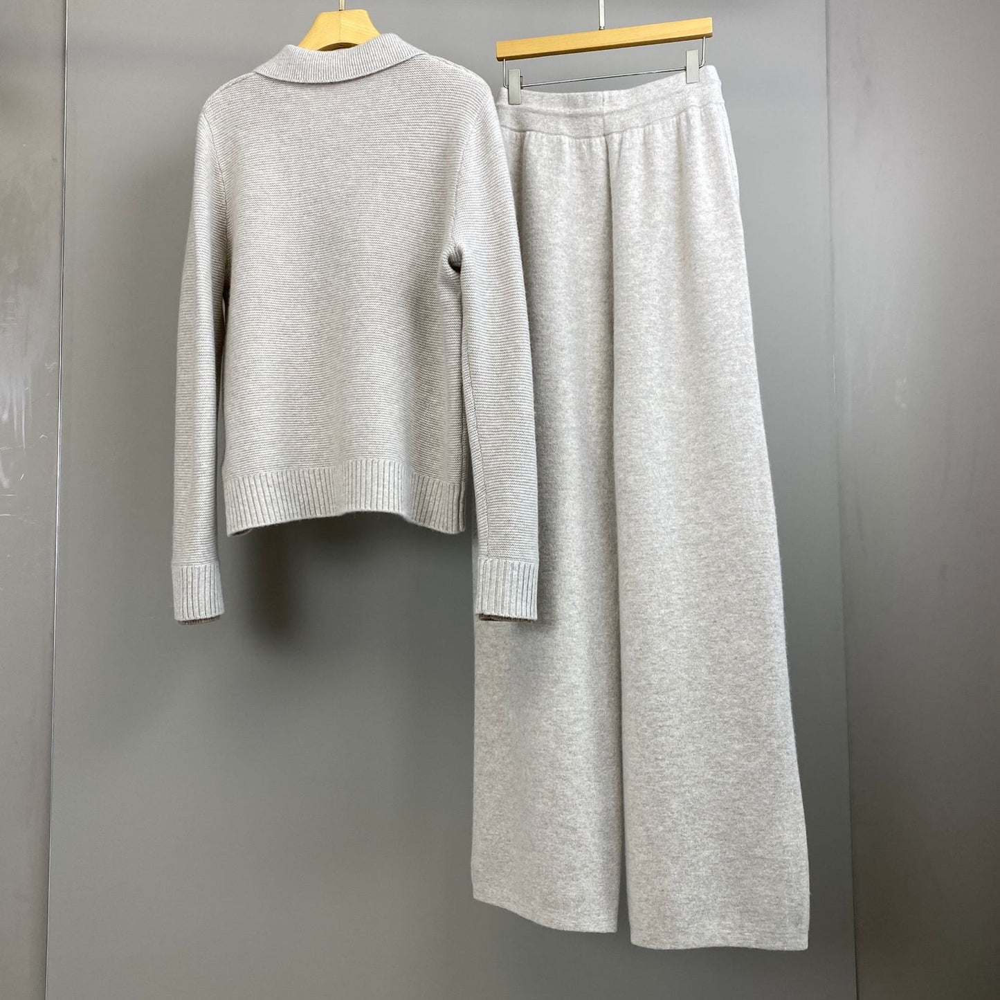 Women’s Real Cashmere Sweater and Pants Lounge Set