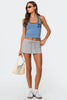 Waist Tie Beach Mini Skirt Summers
