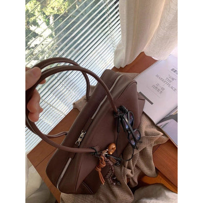 Brown Women’s Leather Shoulder Tote Bag