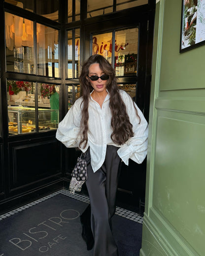 Lantern Sleeve Women Shirts Blouse