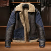 Men’s B3 Real Shearling Fur Leather Jacket