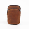 Genuine Leather Waist Bag for Men with Belt Loop