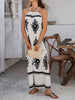 Women Sundress Maxi Sleeveless Halter Summer Dress