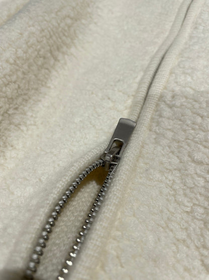 Women Stand Collar Cashmere Zip Sweater Yarn Knit