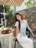 round neck t shirts for women with waist knot