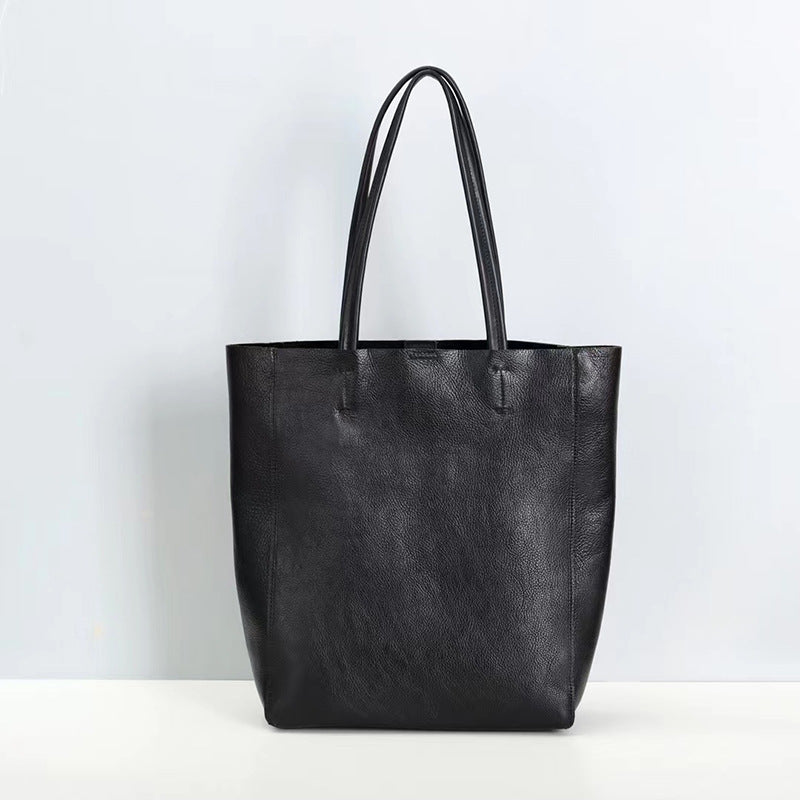 Genuine Leather Shopper Tote Bag for Women