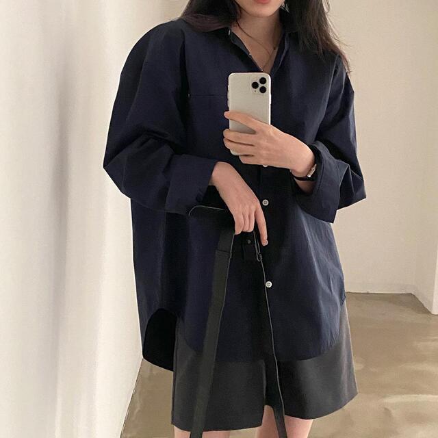 Oversized Ladies Shirt With Extra Long Back
