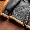 Men Real Shearling Jacket Winter Coat for Men