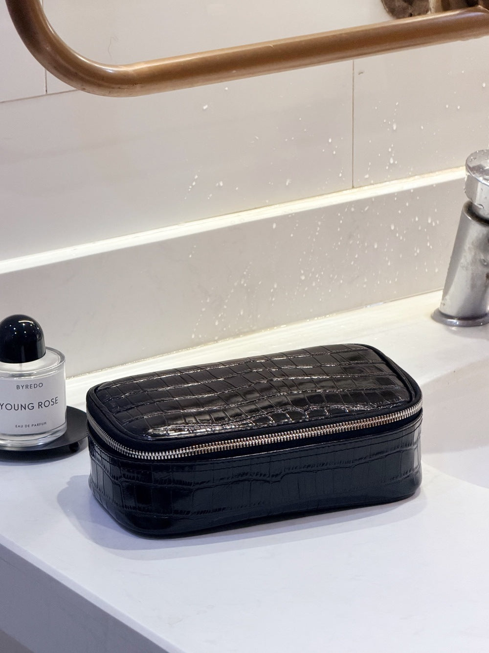 Women’s Genuine Leather Cosmetic Bag