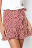 Ruffle Hem mini skirt Summers Beach