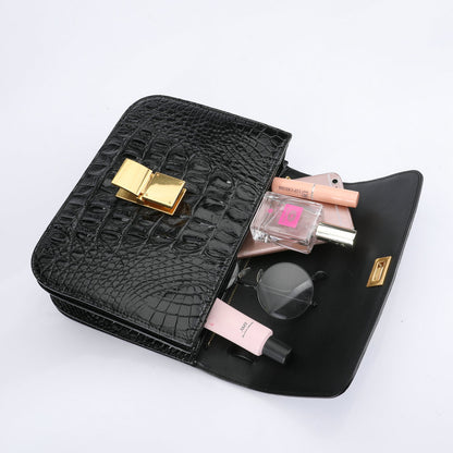Women Genuine Crocodile Leather Crossbody Bag