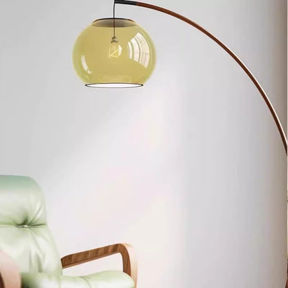 Boho Style Arc Standing Light for Living Room