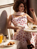 Women’s Sleeveless Polka Dot Summer Dress Midi Sundress Vacation Outfit