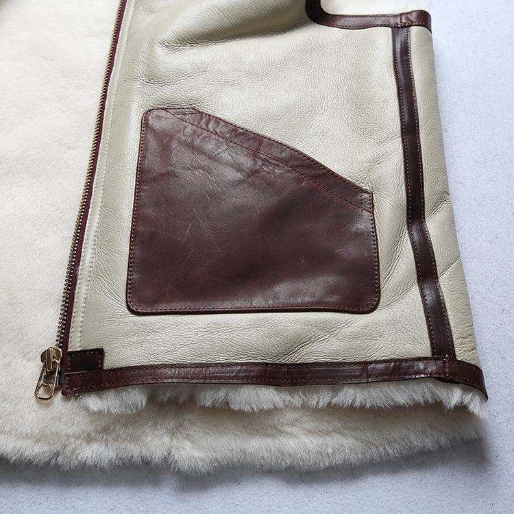 Men’s Real Shearling Vest with Merino Sheepskin Interior