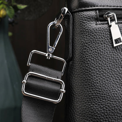 Genuine Leather Men's Office Briefcase Bag