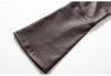 Women’s Flared Leather Pants High Waisted Cropped