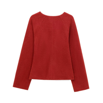 Women’s Buckle Front Soft Belted Jacket