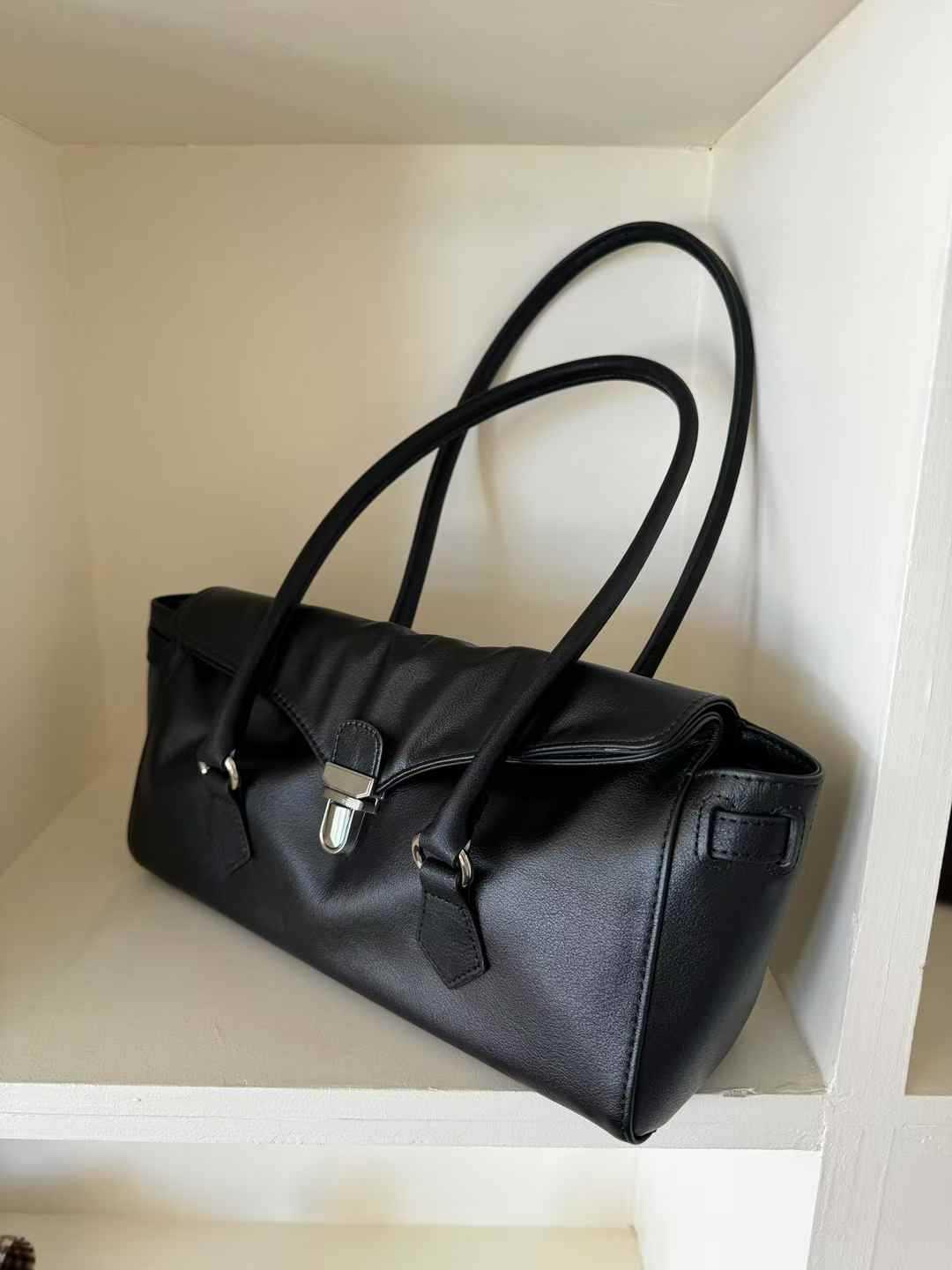 French Genuine Leather Women’s Shoulder Bag