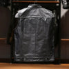 Genuine Leather Men Vest for Bikers Motorcycle Riding Vest