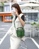Genuine Leather Women’s Box Bag Crossbody Messenger