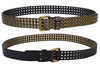 Studded Leather Belts with Rivets Western Cowboy