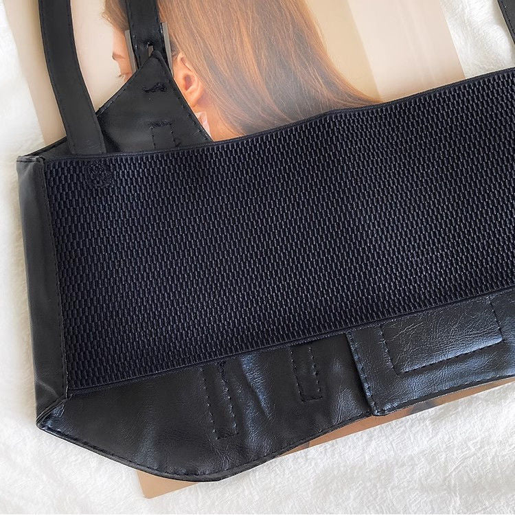 Women’s Black Corset Waist Belt with Adjustable Shoulder Straps