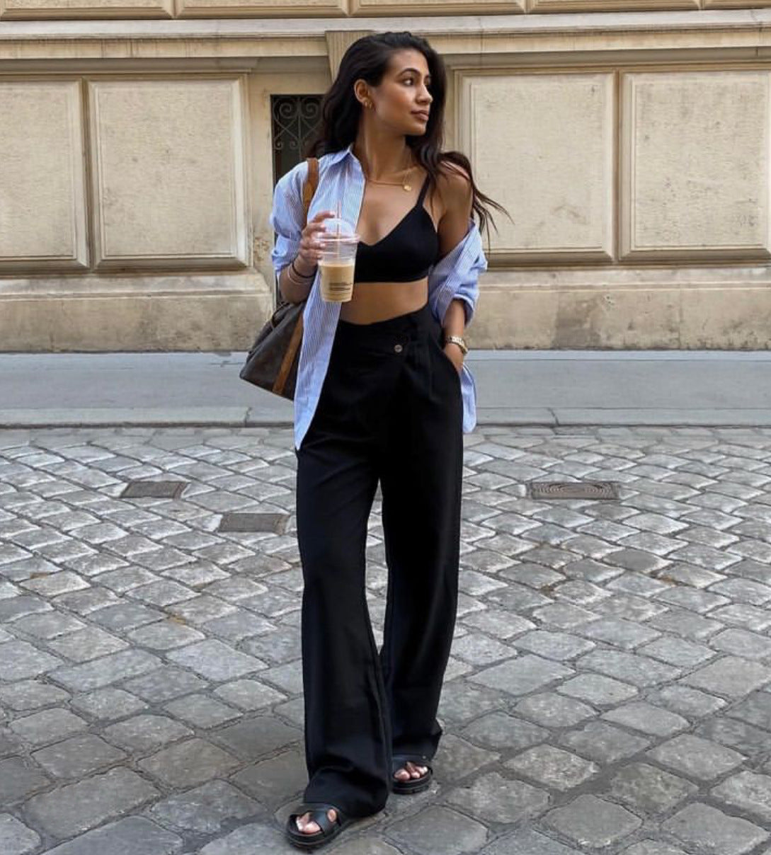 wide leg women's dress pants