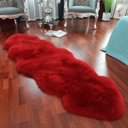 Genuine Sheepskin Throw for Sofa, Bedside and Living Room Decor 9