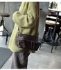 Genuine Leather Crossbody Toast Bag for Women