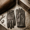 Men’s Leather Motorcycle Gloves in Top-Grain Cowhide for Riding