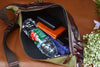 Leather Chest Bag for Men and Women Crossbody Messenger Purse