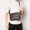 Retro crazy horse leather crossbody shoulder bag