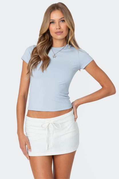 Waist Tie Beach Mini Skirt Summers