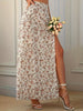 split thigh maxi skirts for women