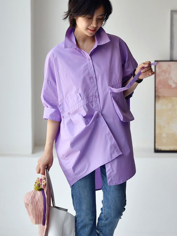 Oversized Leisure Daily Long Sleeve Shirt