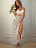 split thigh maxi skirts for women
