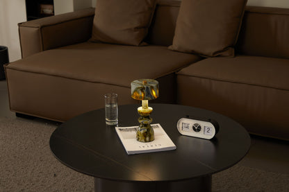 Rechargeable marble touch table lamp