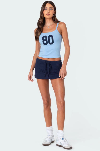Waist Tie Beach Mini Skirt Summers