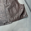 Women Cropped Short Leather Vest