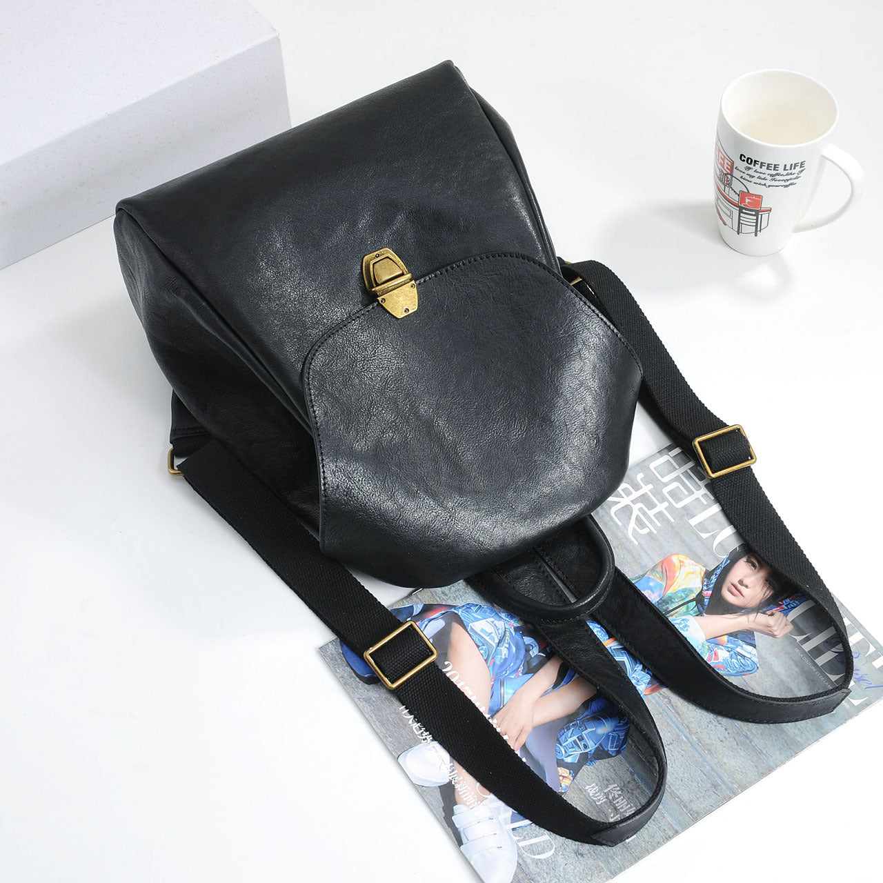 Women’s Genuine Leather Soft Backpack