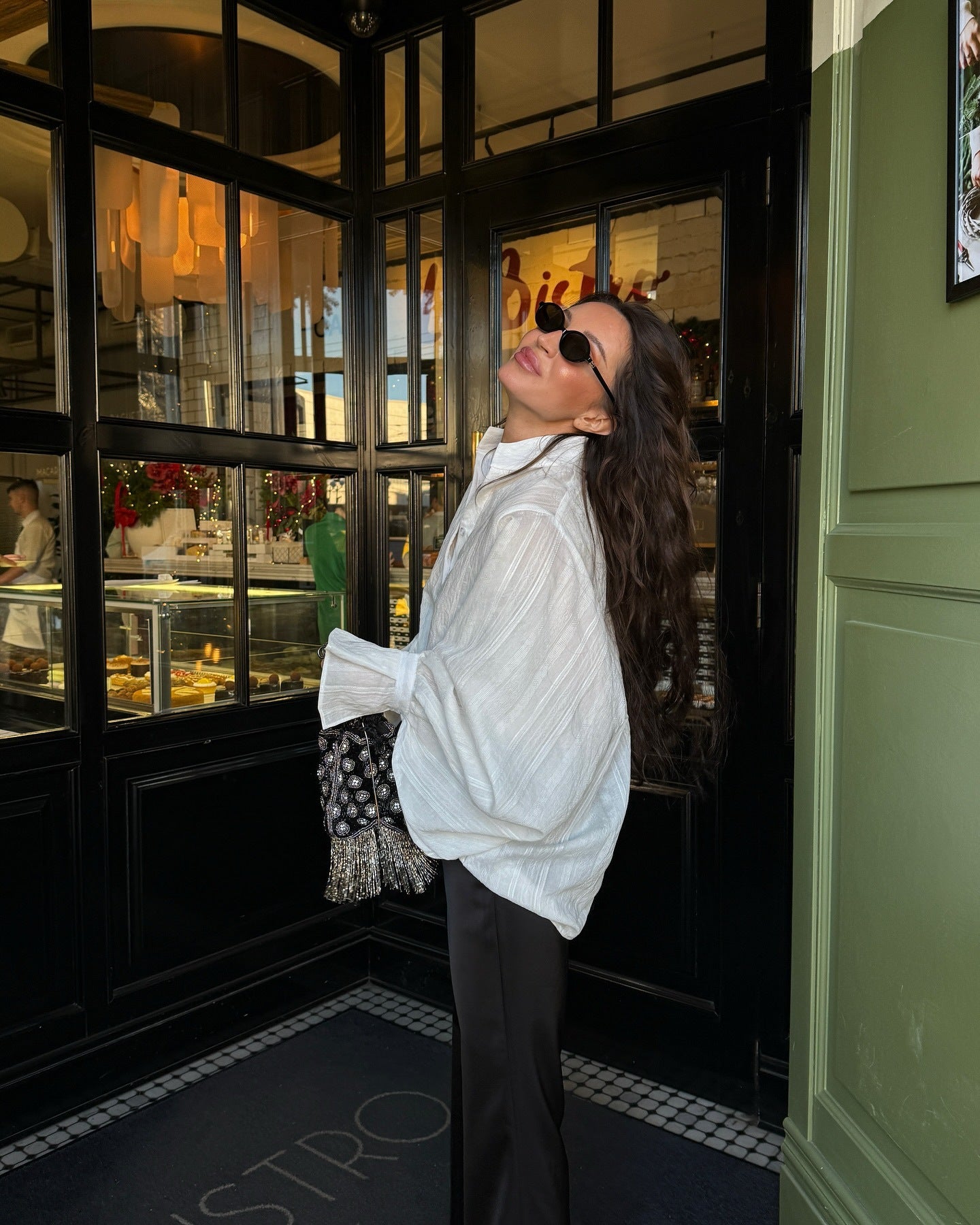 Lantern Sleeve Women Shirts Blouse