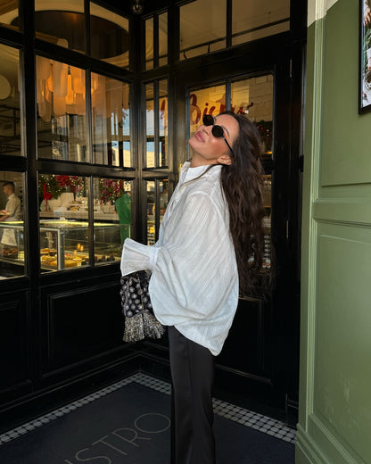 Lantern Sleeve Women Shirts Blouse