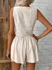 womens 2 piece summer sets vest and shorts