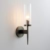 Modern Glass Shade Copper Wall Light Wall-Mounted Sconce
